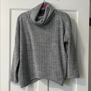 Clara Sun Woo Charcoal Cowl Neck Sweater